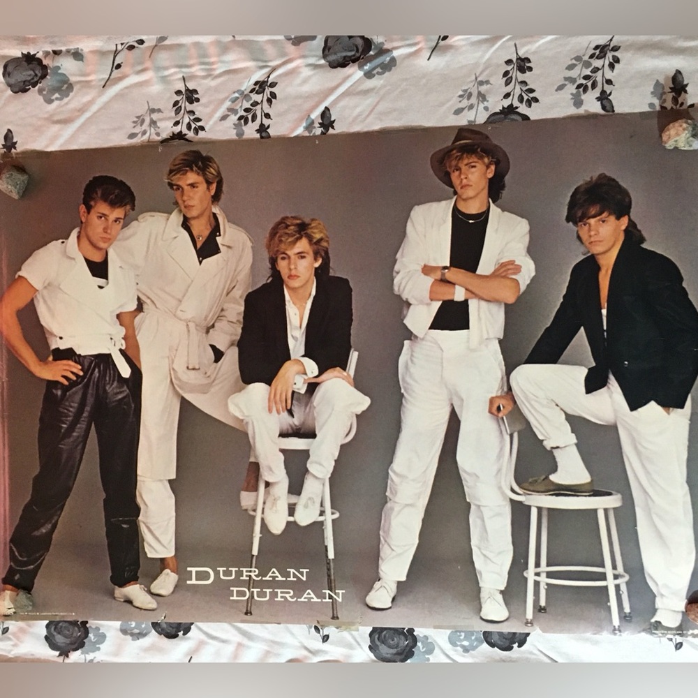 Vintage 1982 Duran Duran poster